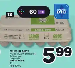 Marches Tradition NUTRI OR BURNBRAE WHITE EGGS offer
