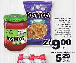 Marches Tradition TOSTITOS TORTILLA CHIPS OR SALSA offer