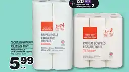 Marches Tradition BEST BUY VALEUR PLUS PAPER TOWELS OR BATHROOM TISSUE offer