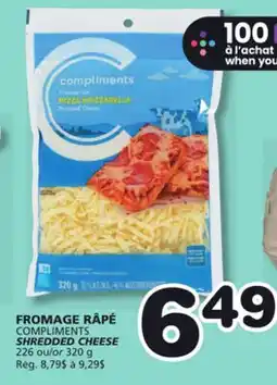 Marches Tradition COMPLIMENTS SHREDDED CHEESE offer