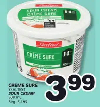 Marches Tradition SEALTEST SOUR CREAM offer