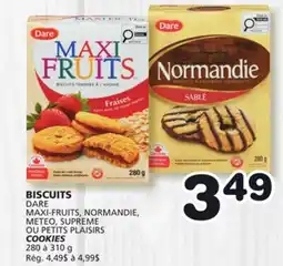 Marches Tradition DARE MAXI-FRUITS, NORMANDIE, METEO, SUPREME OR PETITS PLAISIRS COOKIES offer