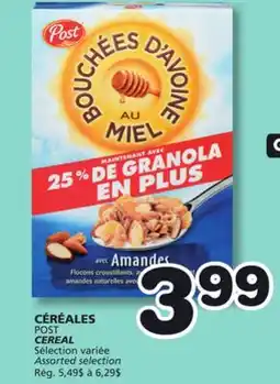 Marches Tradition POST CEREAL offer