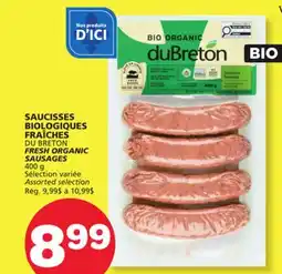 Marches Tradition DU BRETON FRESH ORGANIC SAUSAGES offer