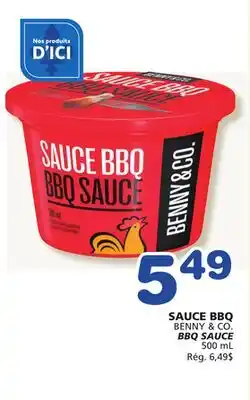 Marches Tradition BENNY & CO. BBQ SAUCE offer