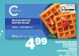 Marches Tradition COMPLIMENTS FROZEN BELGIAN WAFFLES offer
