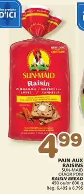 Marches Tradition SUN-MAID OR POM RAISIN BREAD offer