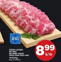 Marches Tradition FRESH PORK BACK RIBS offer