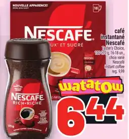 Metro CAFÉ INSTANTANÉ NESCAFÉ | NESCAFÉ INSTANT COFFEE offer