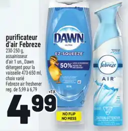 Metro PURIFICATEUR D'AIR FEBREZE | FEBREZE AIR FRESHENER offer
