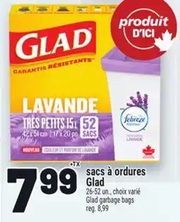 Metro SACS À ORDURES GLAD offer