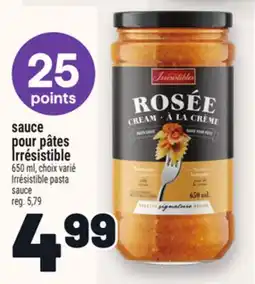 Metro SAUCE POUR PÂTES IRRÉSISTIBLE | IRRESISTIBLE PASTA SAUCE offer