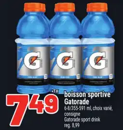 Metro BOISSON SPORTIVE GATORADE | GATORADE SPORT DRINK offer