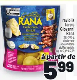 Metro RAVIOLIS FARCIS GIOVANNI RANA | GIOVANNI RANA STUFFED RAVIOLIS offer
