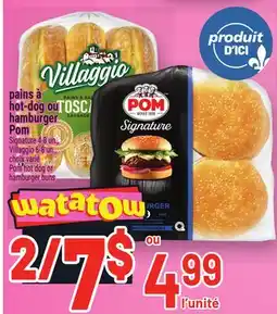 Metro PAINS À HOT-DOG OU HAMBURGER POM | POM HOT DOG OR HAMBURGER BUNS offer