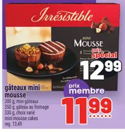 Metro GÂTEAUX MINI MOUSSE | MINI MOUSSE CAKES offer