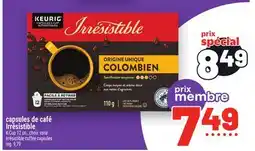 Metro CAPSULES DE CAFÉ IRRESISTIBLE offer