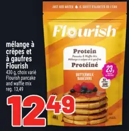 Metro MÉLANGE À CRÊPES ET À GAUFRES FLOURISH | FLOURISH PANCAKE AND WAFFLE MIX offer