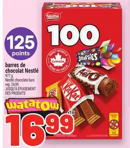Metro BARRES DE CHOCOLAT NESTLÉ | NESTLÉ CHOCOLATE BARS offer