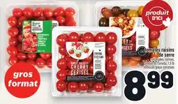 Metro TOMATES RAISINS DE SERRE | HOTHOUSE GRAPE TOMATOES offer