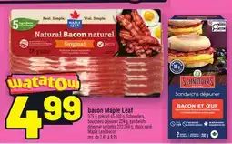 Metro MAPLE LEAF BACON offer