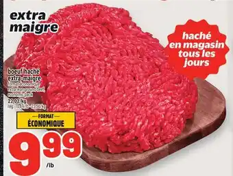 Metro BŒUF HACHÉ EXTRA-MAIGRE | EXTRA LEAN GROUND BEEF offer