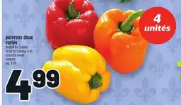 Metro POIVRONS DOUX VARIÉS | ASSORTED SWEET PEPPERS offer