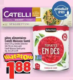 Metro PÂTES ALIMENTAIRES CATELLI MOISSON SANTÉ | CATELLI MOISSONSANTÉ PASTA offer