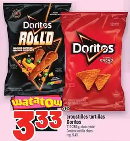 Metro CROUSTILLES TORTILLAS DORITOS | DORITOS TORTILLA CHIPS offer