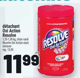 Metro DÉTACHANT OXI ACTION RESOLVE | RESOLVE OXI ACTION STAIN REMOVER offer