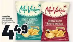Metro CROUSTILLES MISS VICKIE'S | MISS VICKIE'S POTATO CHIPS offer