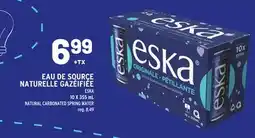 Metro ESKA NATURAL CARBONATED SPRING WATER offer