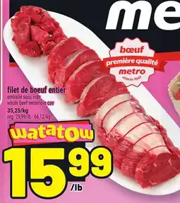 Metro FILET DE BŒUF ENTIER offer