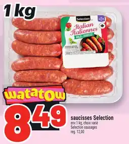 Metro SAUCISSES SELECTION | SELECTION SAUSAGES offer