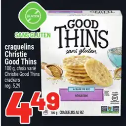 Metro CRAQUELINS CHRISTIE GOOD THINS | CHRISTIE GOOD THINS CRACKERS offer