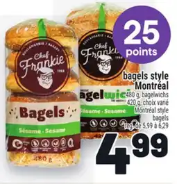 Metro BAGELS STYLE MONTRÉAL | MONTRÉAL STYLE BAGELS offer