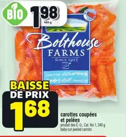 Metro CAROTTES COUPÉES ET PELÉES | BABY-CUT PEELED CARROTS offer