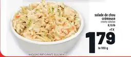 Metro SALADE DE CHOU CRÉMEUSE | CREAMY COLESLAW offer
