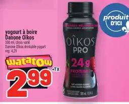 Metro YOGOURT À BOIRE DANONE OIKOS offer