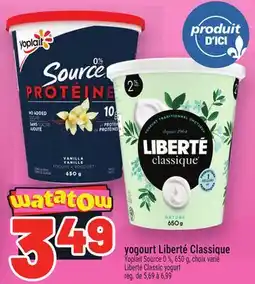 Metro YOGOURT LIBERTÉ CLASSIQUE | LIBERTÉ CLASSIC YOGURT offer