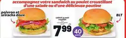 Metro SANDWICH AU POULET CROUSTILLANT | CRISPY CHICKEN SANDWICH offer