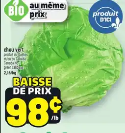 Metro CHOU VERT | GREEN CABBAGE offer