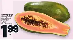 Metro GROSSE PAPAYE | JUMBO PAPAYA offer