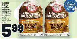Metro POMMES DE TERRE BLANCHES OU JAUNES BIOLOGIQUES offer