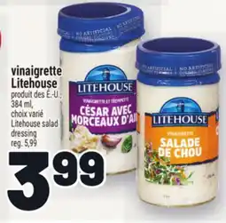 Metro VINAIGRETTE LITEHOUSE | LITEHOUSE VINAIGRETTE offer