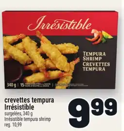 Metro CREVETTES TEMPURA IRRÉSISTIBLE | IRRÉSISTIBLE TEMPURA SHRIMP offer