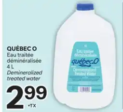Brunet QUÉBEC O Eau traitée déminéralisée offer