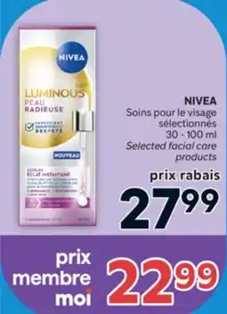 Brunet NIVEA Soins pour le visage sélectionnés offer