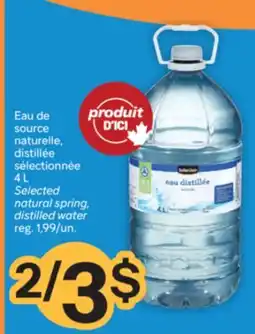 Brunet Eau de source de source naturelle, distillée sélectionnée offer