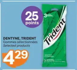 Brunet DENTYNE, TRIDENT Gommes sélectionnées offer